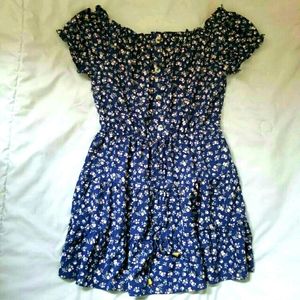 Hint of Blush Floral Print Dress Size Large NWOT